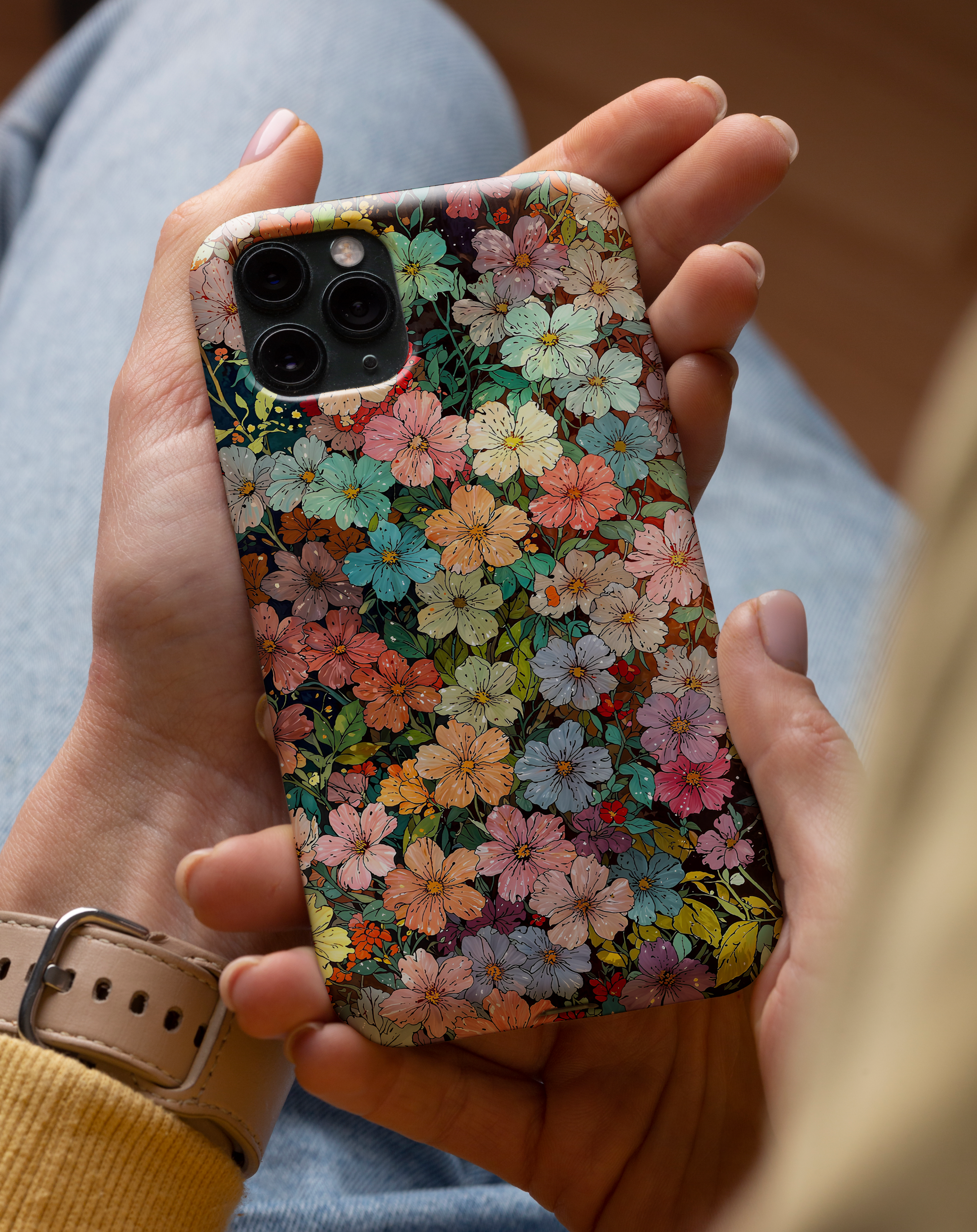 Aesthetic Floral Premium Telefon Kılıfı
