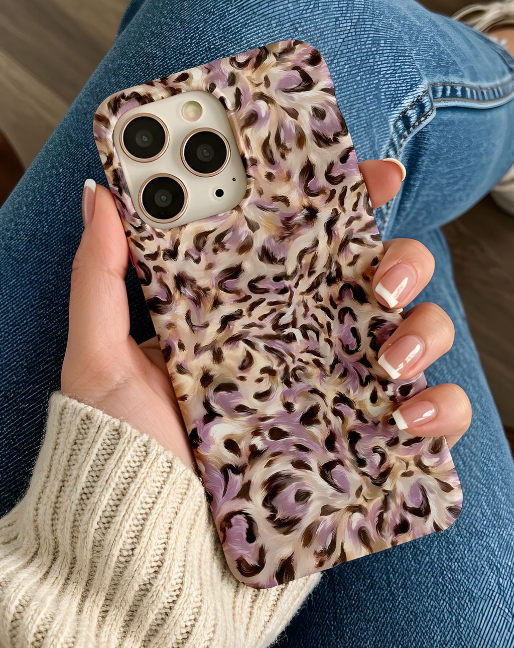 Modern Leopar Premium Telefon Kılıfı