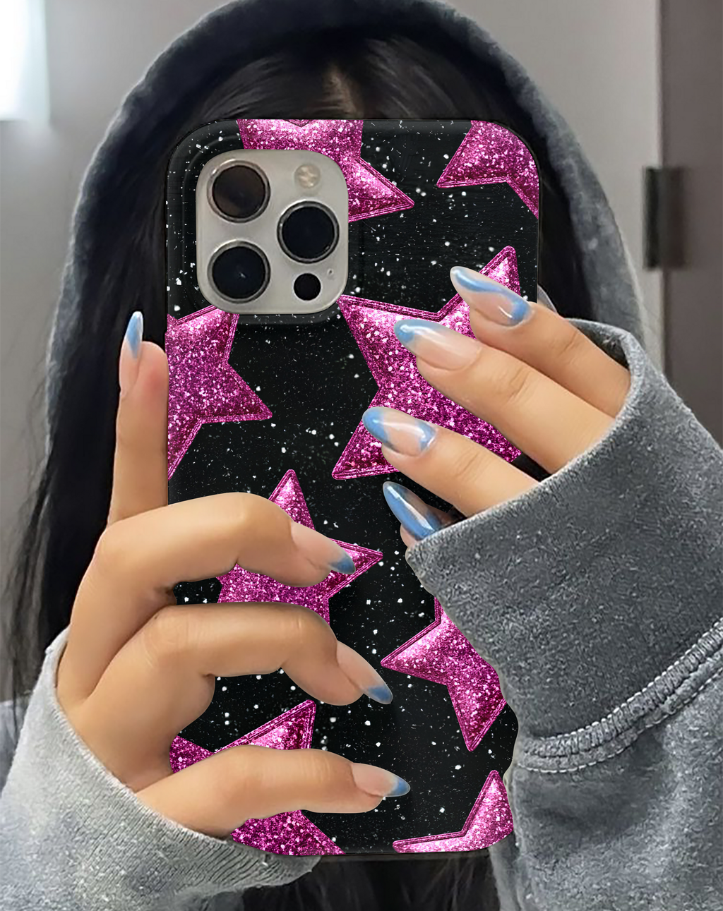 Star Pattern Premium Telefon Kılıfı