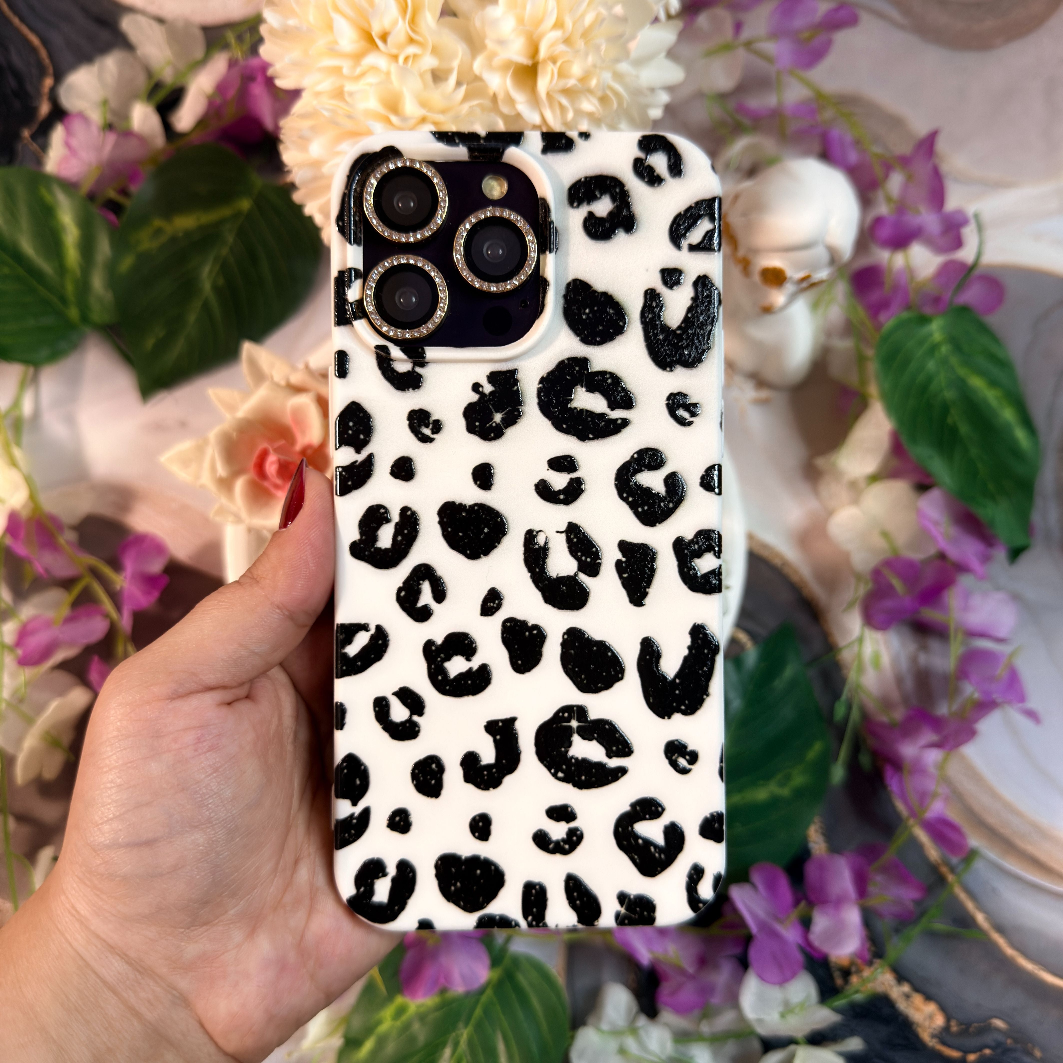 Şık Leopar Premium Telefon Kılıfı