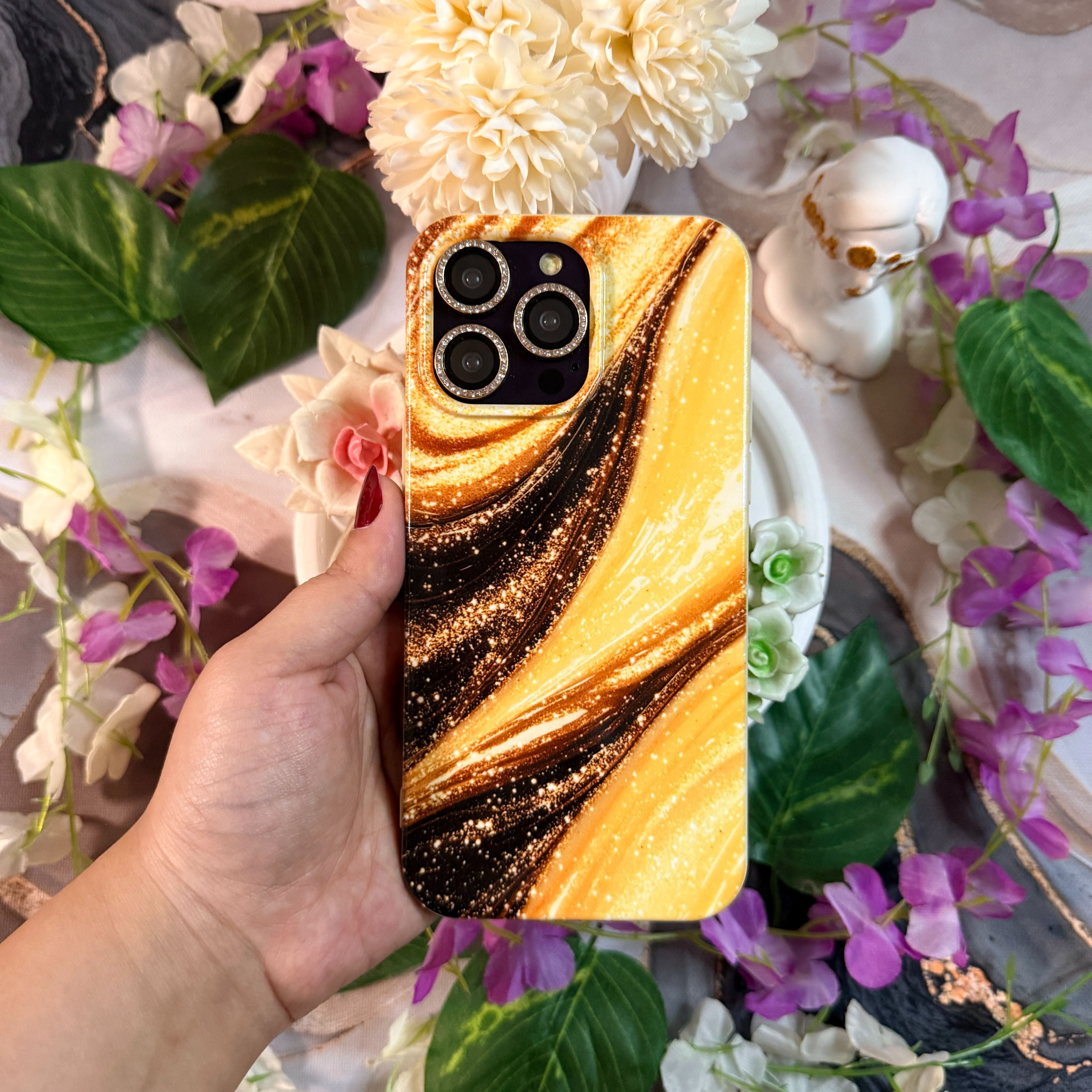 Akışkan Desenli Premium Telefon Kılıfı