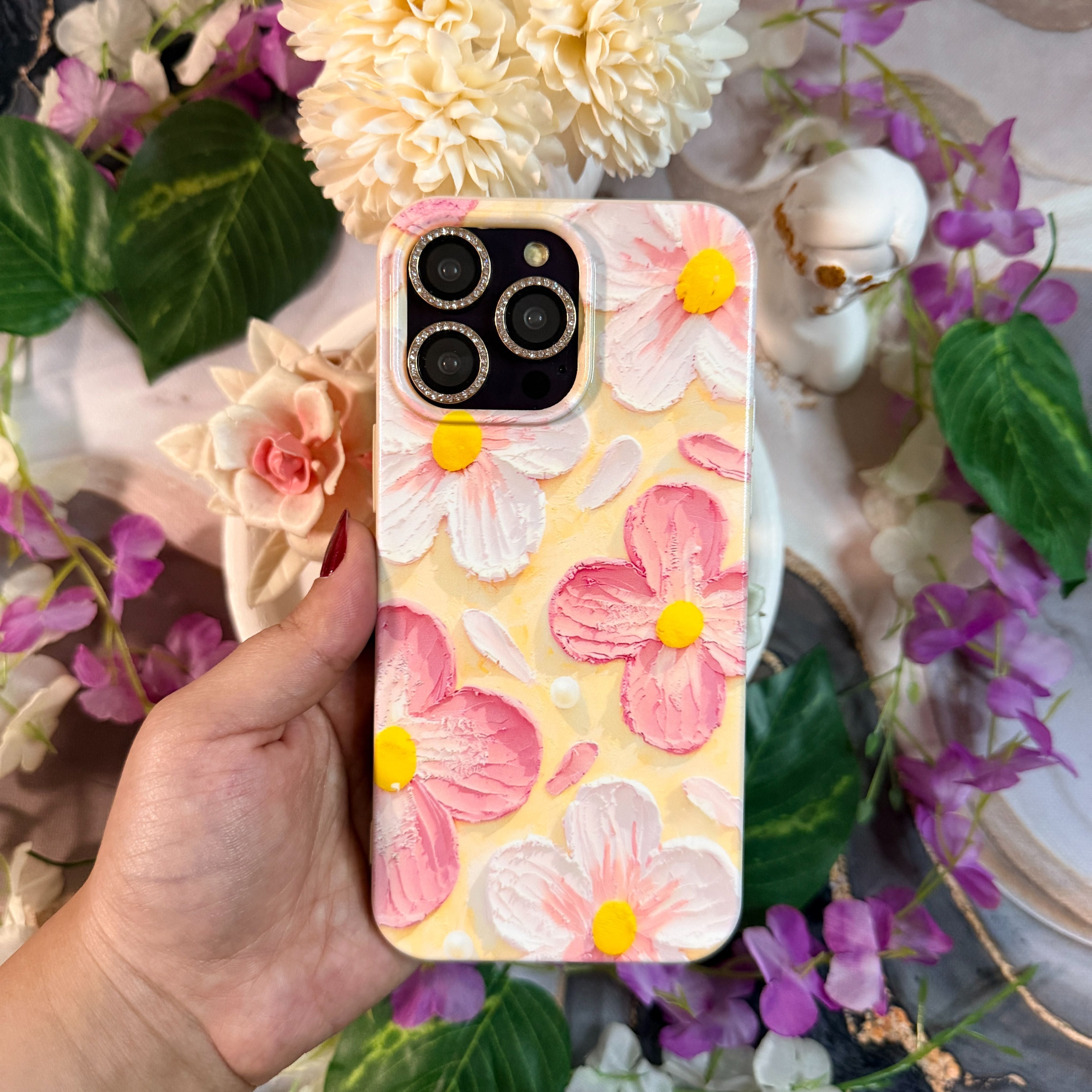 Çiçeklerin Dansı Premium Telefon Kılıfı