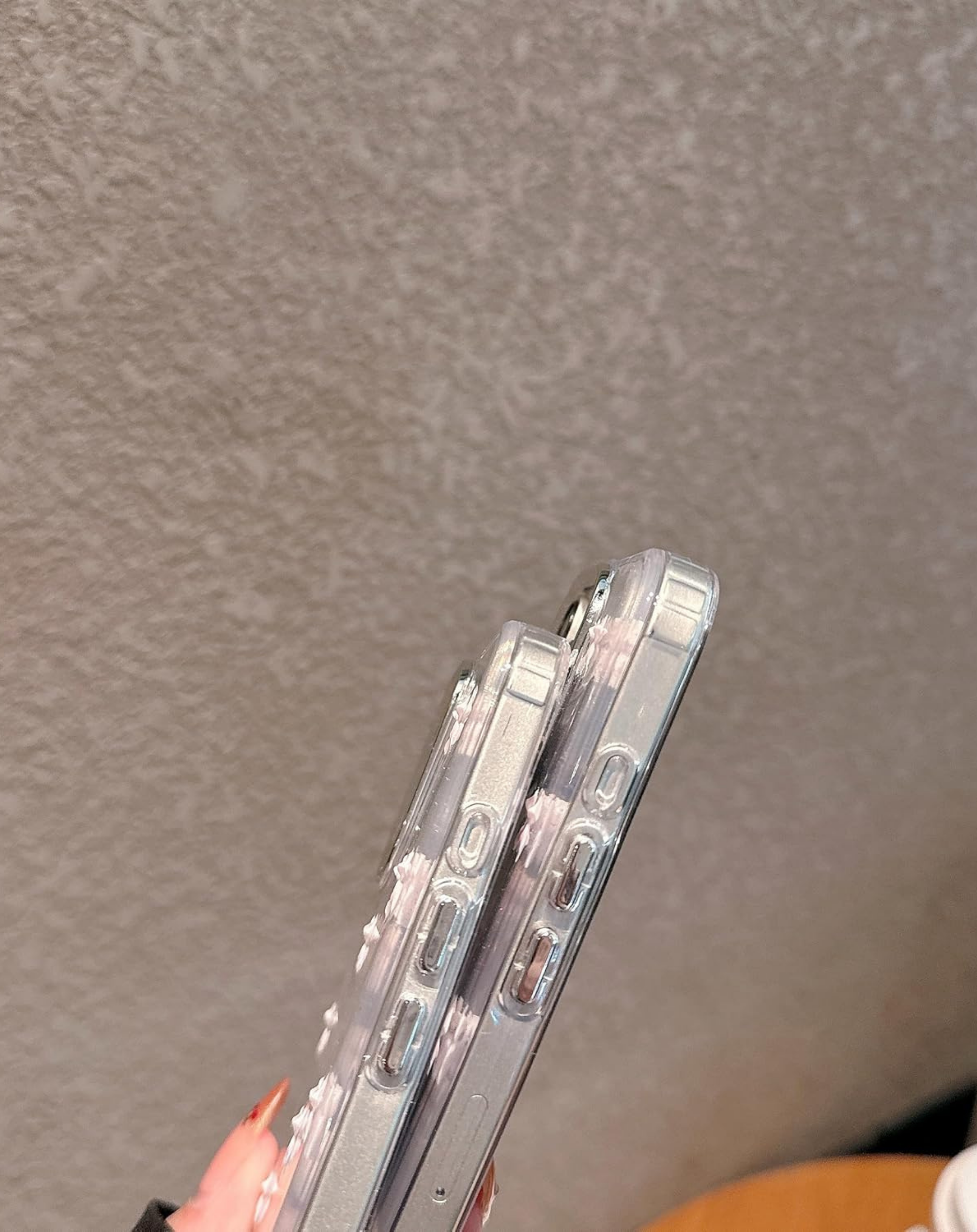 Glitter 3D Kurdele Şeffaf (Sararmaz) Premium Telefon Kılıfı